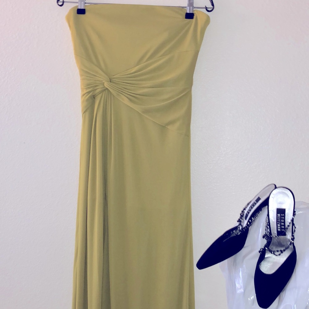 BCBGMaxAzria Maryanne Formal Long Evening Gown Straps/Strapless w/Shoe